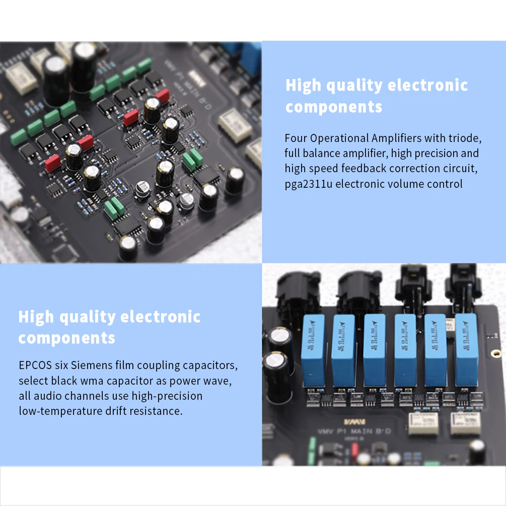 SMSL VMV P1 усилитель для наушников Hi-end RCA полный сбалансированный усилитель для наушников