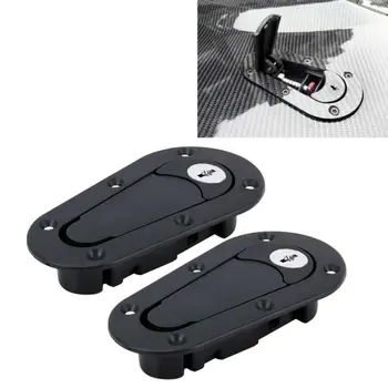 

Oil Tank Cover Racing Car Carbon Fiber Hood Pin Plus Flush Mount latch Kit Lock With Keys Refit Accessories