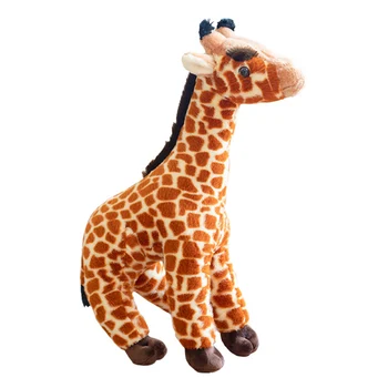 

Giraffe Plush Toy Stuffed Simulation Animal Doll and Pillow for Bedtime Pal Playroom Decoration Children Playset DAG-shi