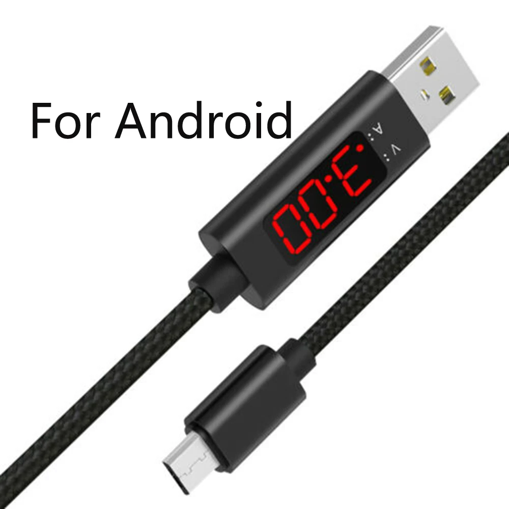 1 м USB нейлон Напряжение Ток дисплей линии передачи данных тестер метр Тип C кабель Быстрая зарядка строка данных для samsung/huawei/Android - Цвет: LLX4651