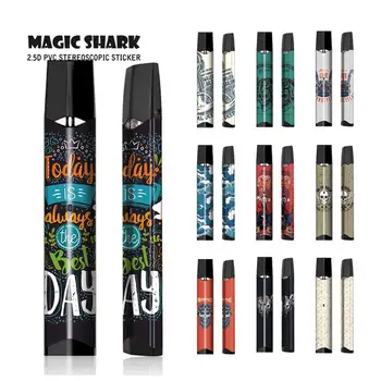 

Magic Shark 2.5D Wolf Tiger Today is the Best Day Skull Motorcycle Stereo Film Skin Sticker Case Cover for Smok Infinix