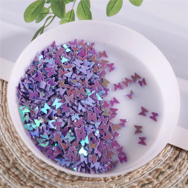 Vibrant Butterfly Nail Sequins – 12 Color Set for DIY Nail Art Decoration (10g)