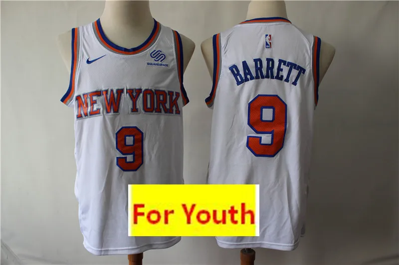 Молодежный бейсбол Нью-Йорк#9 R.J. Barrett Kids Майки