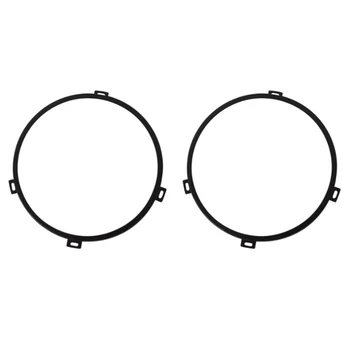 

Exterior Headlight Bracket 2pcs Round Mounting Base Corrosion resistance