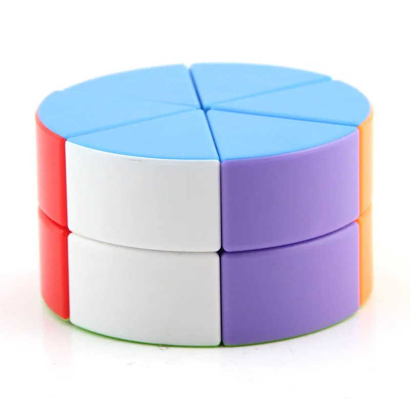 Fun Puzzle Second-order Cylinder Cube Color Round Cake Smooth Shaped 2nd-order Toy Novelty puzzle Toys | Игрушки и хобби