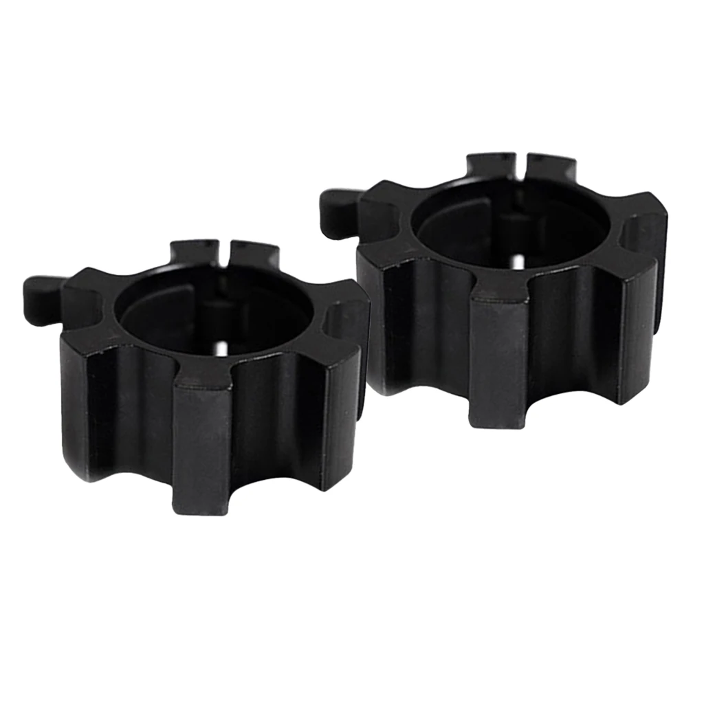 2pcs 2'' Solid Dumbbell Clamp Collars Barbell Spin Lock Gym Weight Bar Clip