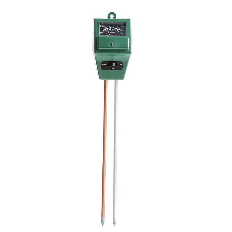 

Soil Moisture Measuring Sensor Tester Humidity Hygrometer Hydroponic Gardening Water Plant Flower Soil PH Tester Light Meter 2Pc