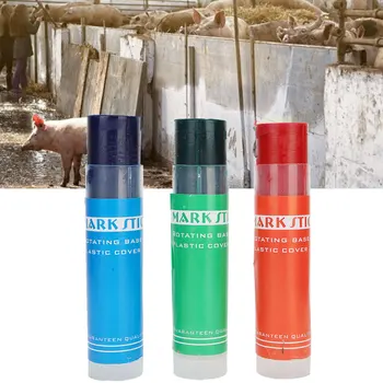

3pcs Animal Markings Crayons Pig Milk Cattle and Sheep Body Drawn Crayons Painted Sticks Animal Pets