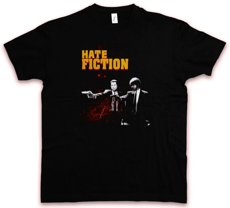 HATE FICTION HC COUTURE T-SHIRT Pulp Vincent Tarantino Vega Fiction T Shirt | Мужская одежда