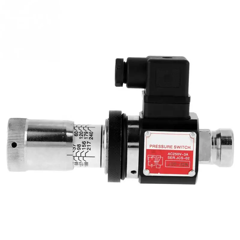 

JCS-02N Straight Through Tube Hydraulic Pressure Relay Switch Valve AC 250V