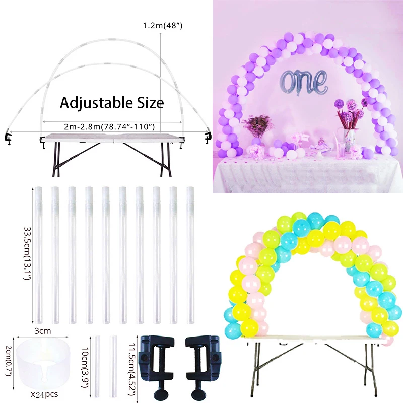 

Balloons Arches Frame Kit Decorations Table Stand Balloons Accessories Tools For Wedding Happy Birthday Party Decorations Kids