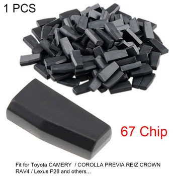 

Blank 4D67 ID67 Carbon Chip Car Key Transponder Chip Fit for Toyota CAMERY COROLLA PREVIA REIZ CROWN RAV4 , etc