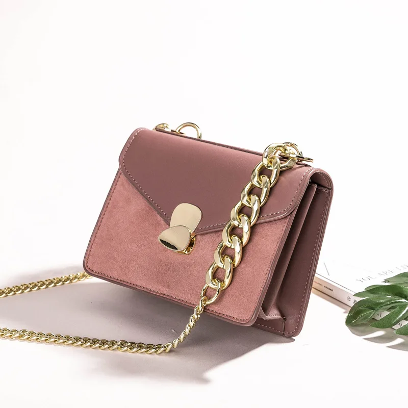 

Hot Selling Singapore 2019 Chain Love Letter Square Sling Bag Fashion Women's Pu Bag Western Style One-Shoulder Oblique Bag