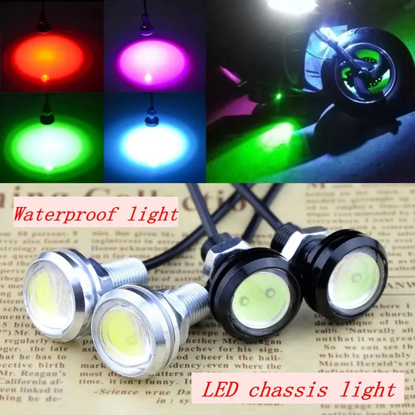 

For motorcycle electric car modified 12V external screw waterproof highlights led eagle eye day line turn signal brake light