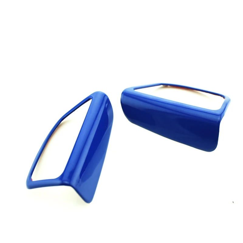 

A Little Change ABS Lacquer Blue Car A Pilla Speaker Vent Sequin Sticker Case For ford focus 3 4 Mk3 MK4 2012 - 2017 Accessories