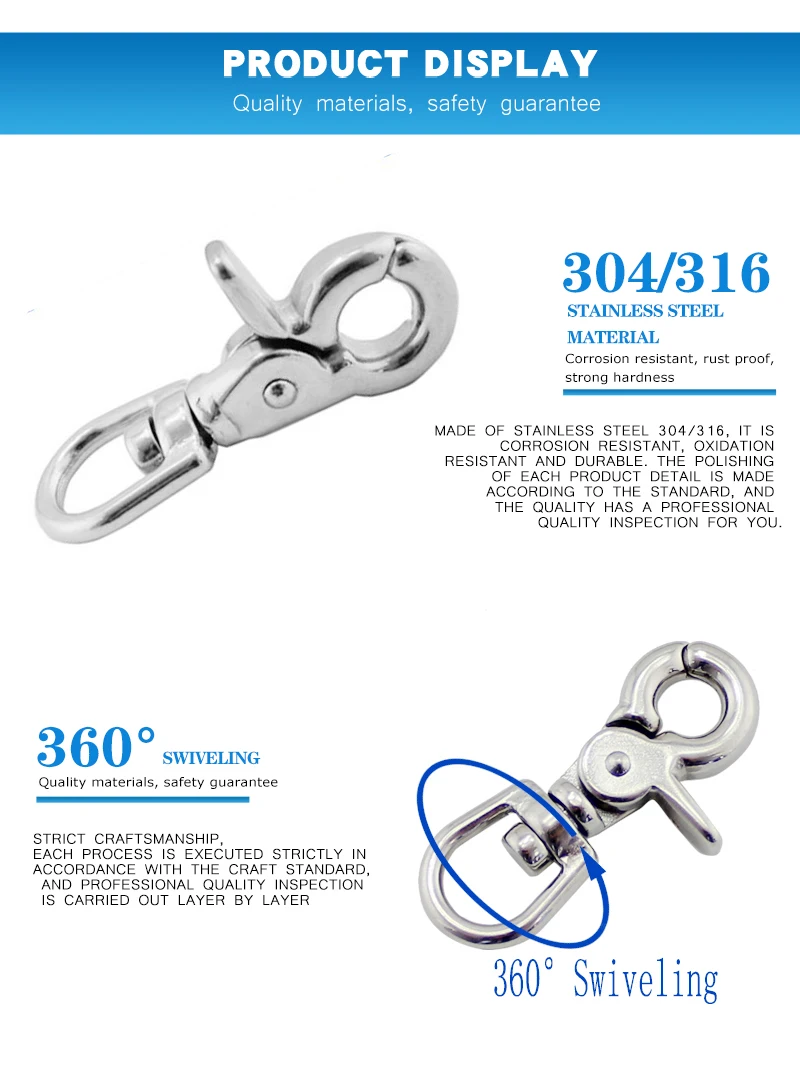 Metal Bag Buckle Key Ring Lobster Clasps Swivel Trigger Clips Snap Buckles Hooks For Craft Strap Webbing Pet Dog Rope Leashes,yacht boat marine yacht accessories yate sailing boat accessories rv accessories motorhome accessories pontoon boat accessories marine hardware marine boat yacht accessories marine accessories kayak for boat caravana caravane camping car accessoire camper van accessories boating accessories boat parts boat hardware boat assesoires boat accessories marine stainless steel pontoon boat accessories