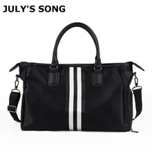 JULY'S SONG Мужская черная сумка дорожная сумка Водонепроницаемая большая емкость дорожная Сумка многофункциональная сумка-тоут Повседневная сумка через плечо