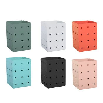 

1Pcs Kawaii Creative Metal Pen Holder Makeup Brush Desktop Storage Pencil Ｃase Desk Organizer Office Accessories Stationery