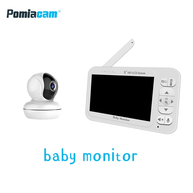 Babyphone Vidéo Intelligent Sans Fil, 2.4GHz, avec Caméra de permission,  Sécurité Électronique, pour Nounou, Alimentation des Bébés - AliExpress