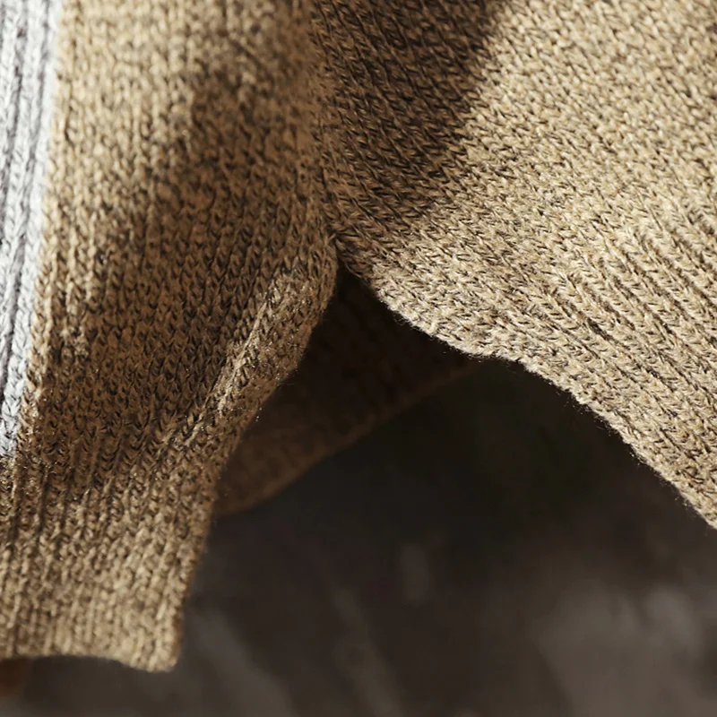 Promotion 2019 Autumn Winter Christmas Casual O-Neck Patchwork With HOODED Sweater Men Turtleneck Fashion Brand Warm Pull Turtle Pullover