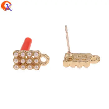 

Cordial Design 50Pcs 6*12MM Jewelry Accessories/Earrings Stud/Imitation Pearl/Soft Pin/Hand Made/DIY Making/Earring Findings