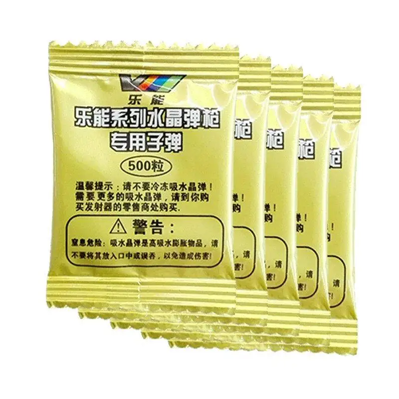 

ZHENDUO Leneng 500Pcs 7-8mm Gel Balls Toy gun accessories game play Gel Ball