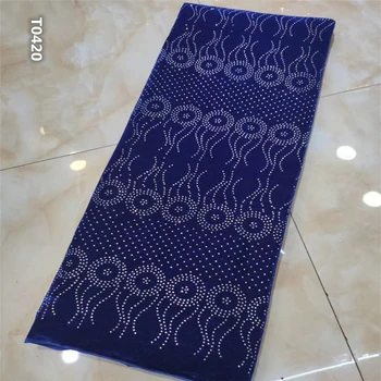 

Velvet Lace Fabric 2020 High Quality African Lace Fabric with Sequins and Stones for Nigerian Evening Dresses