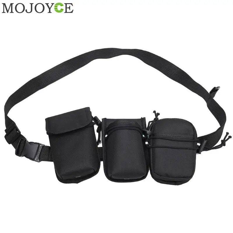 

3 in 1 Multi-function Unisex Waist Pack Canvas Fashion Phone Pouch Wallet