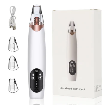 

Electric Blackhead Remover Face Nose Pore Vacuum Suction Black head Acne Comedo Extractor Rechargeable Beauty Skin Care Tools