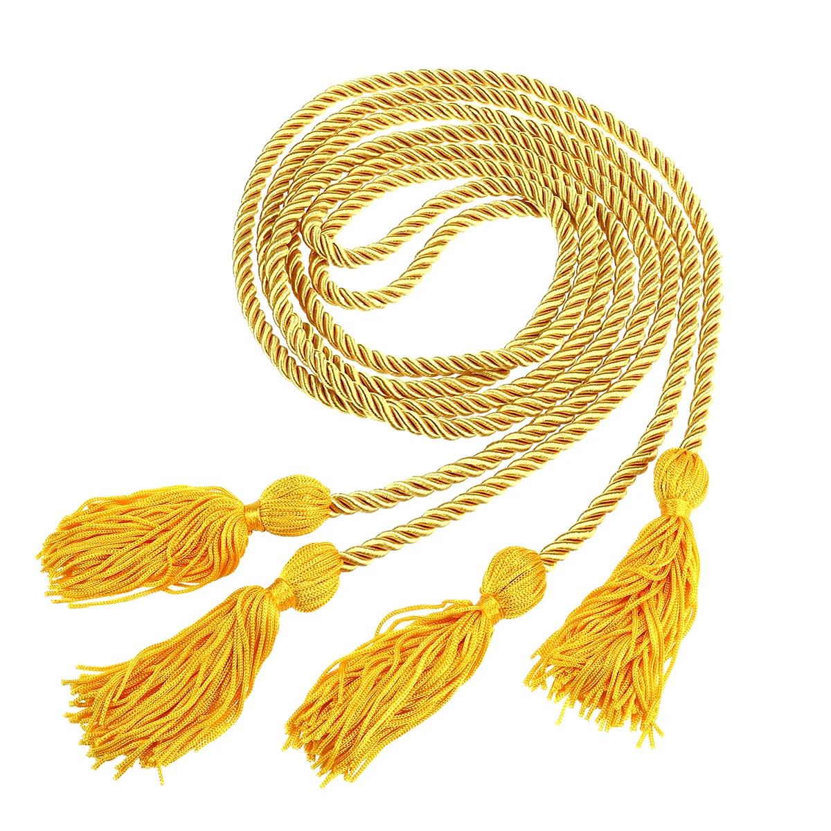 Color Braided Honor Graduation Cords (Yellow)Cords AliExpress