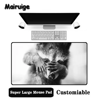 

Mairuige Big Promotion Large Size Multi-size Locked Mouse Pad Lovely SquirrelPattern PC Computer Notebook Desk Mat