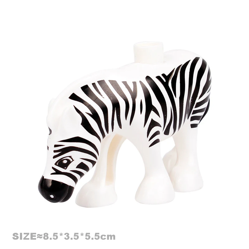Large Farm Animal Building Block Set - Educational Assembly Toys