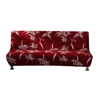 

LanLan Stretch Sofa Cover Without Armrest Folding All-Inclusive Couch Cover Elastic Slipcover