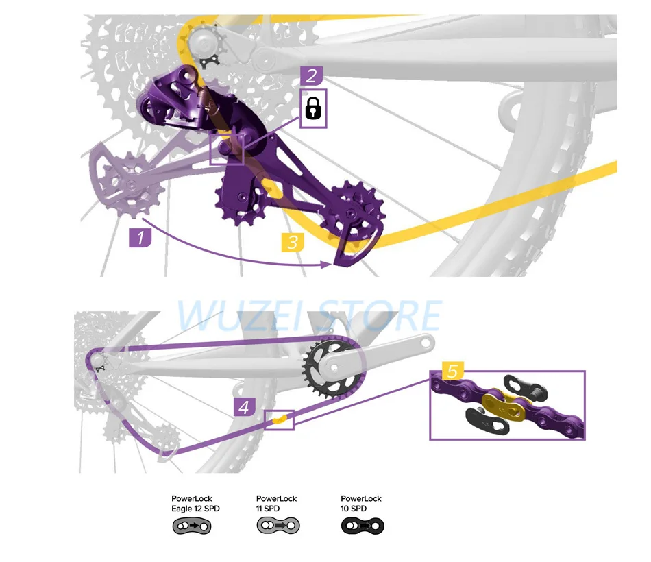 SRAM NX EAGLE 1x12s 11-50T набор скоростей DUB 170/175 мм задний переключатель триггерный переключатель передач кассета с цепью звездочки