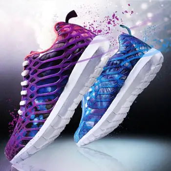 

SHENGYUJIN 2019 spring and autumn new couple breathable sports shoes tide camouflage mesh men's casual shoes men and women shoes
