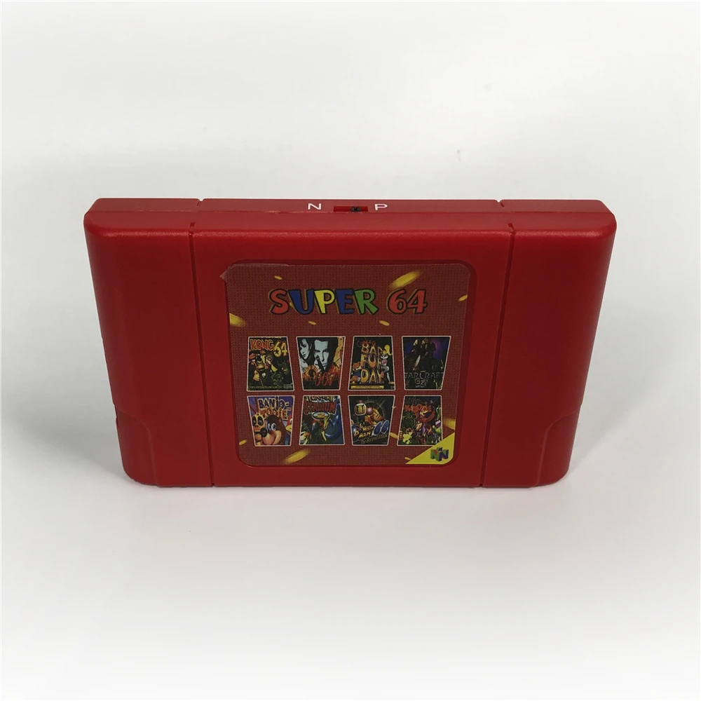 New Super 64 Retro Game Card 340 in 1 Game Cartridge for N64 Video Game Console