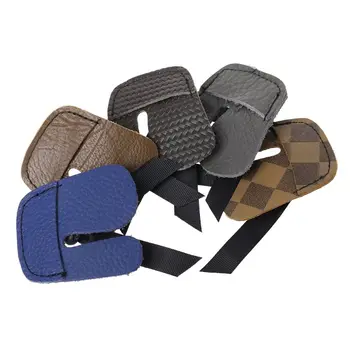 

New Finger Guard Archery Shooting Arrow Compound Bow Practical Hands Protector Faux Leather Soft Thick Recurve Bow Accessories