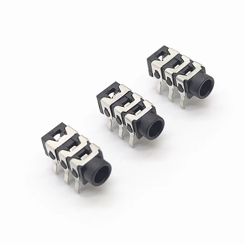 50 шт. SMD 3 5 мм стерео аудио разъем телефонный контактный монтаж печатной платы|mount