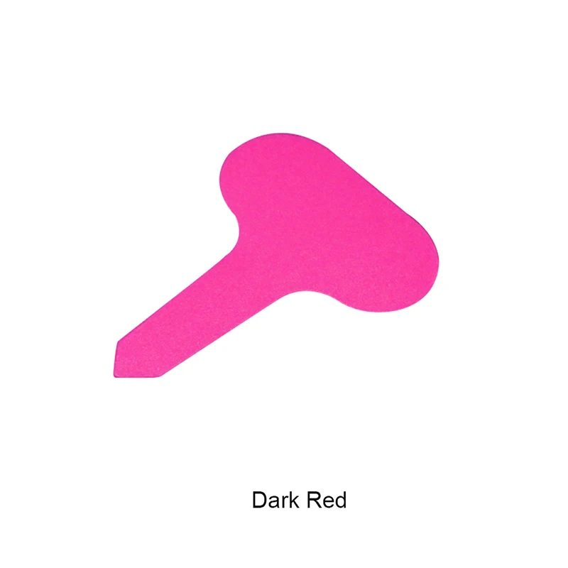 Dark Pink 100 шт материал прочный водостойкий Т-образные бирки Маркеры детские горшки садовые украшения поднос для рассады знак садовые инструменты - Цвет: Dark Pink
