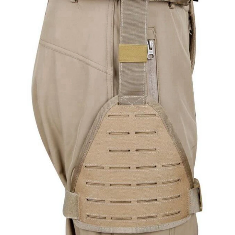 Tactical Drop Leg Thigh Platform Gun Holster Quick Release Molle Paddle Adapter Military Plate With B | Спорт и развлечения