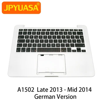 

QWERTZ German Keyboard With Palmrest Top Case For Macbook Pro Retina 13" A1502 Topcase 2013 2014 EMC 2678 2875