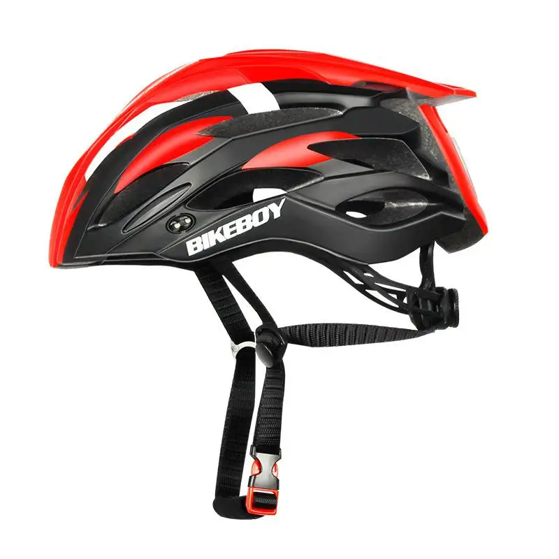 Red black Kuulee MTB велосипедный спортивный защитный шлем для бездорожья горный велосипедный шлем для езды на открытом воздухе защитный шлем с задними фонарями - Цвет: Red black