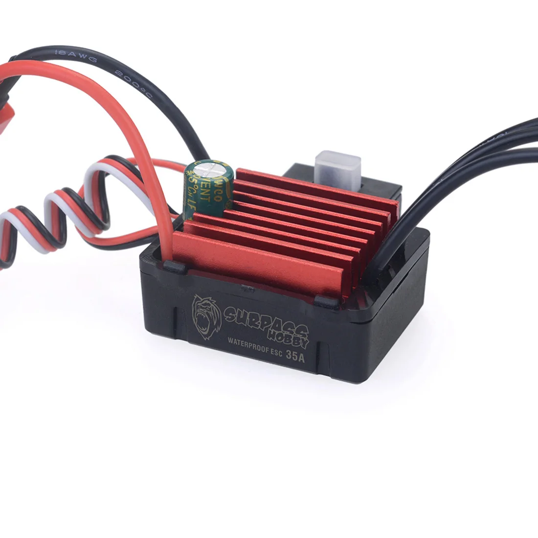 

Hot Surpass Hobby KK Waterproof 35A Brushless ESC 2-3S Electric Speed Controller with LED Programing Card for RC 1/16 1/14 RC Ca