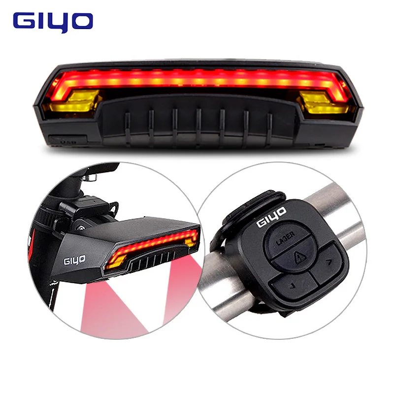 Велосипедный задний фонасветильник GIYO R1 с зарядкой от USB | Спорт и развлечения