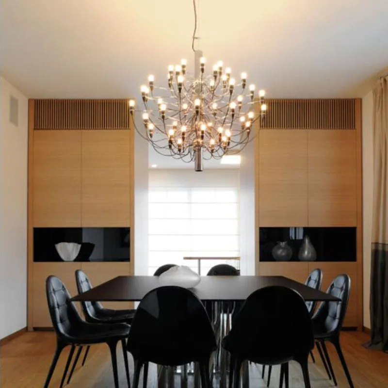 Joyful Home, современный сплав 30/50 головок, художественное украшение, подвесные светильники для столовой, ресторана, светодиодный светильник, Подвесная лампа