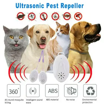 

Flealess Ultrasonic Flea Tick Repeller Anti-Mosquito Insect Flies USB Pest Repeller(No USB Cable)