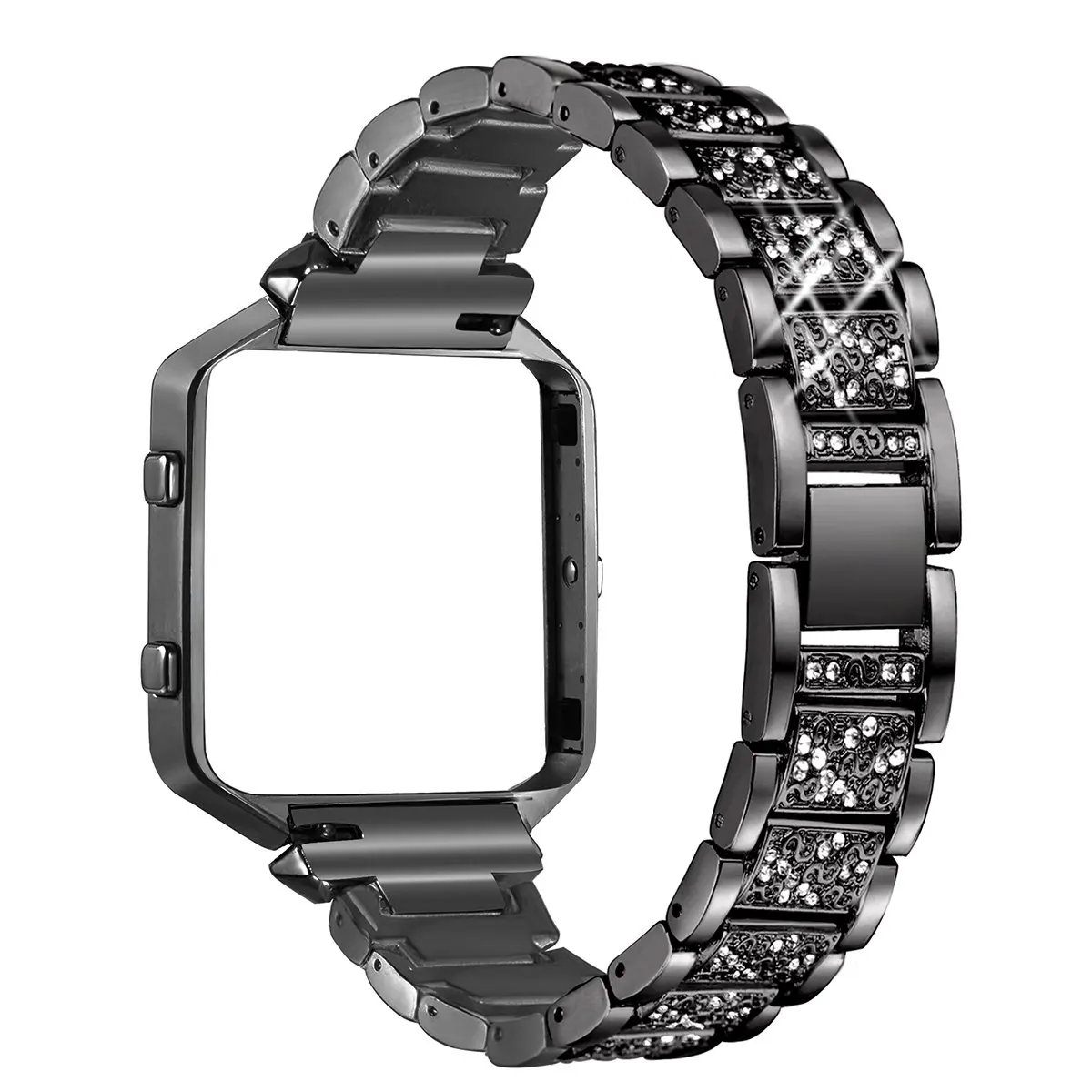 Oulucci нержавеющая сталь для Fitbit Blaze полосы с рамкой часы сменные ремешки ремешок аксессуар ремешок для Fitbit Blaze ремень