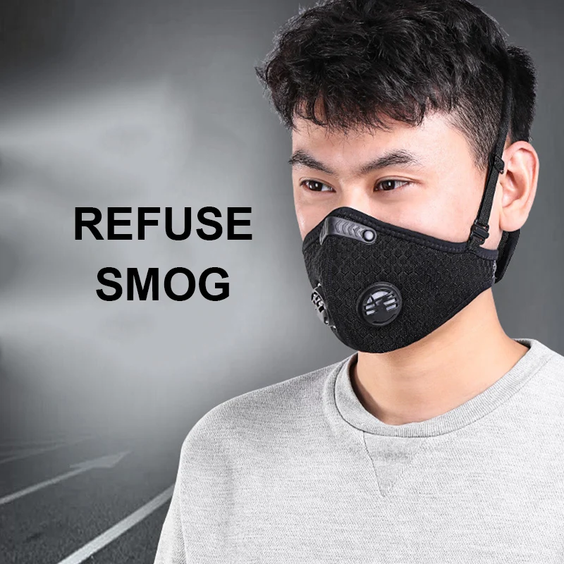 

Windproof Activated Carbon Face Mask Anti-Dust Half Face Sport Masks Dust Mask With Filter MSU99