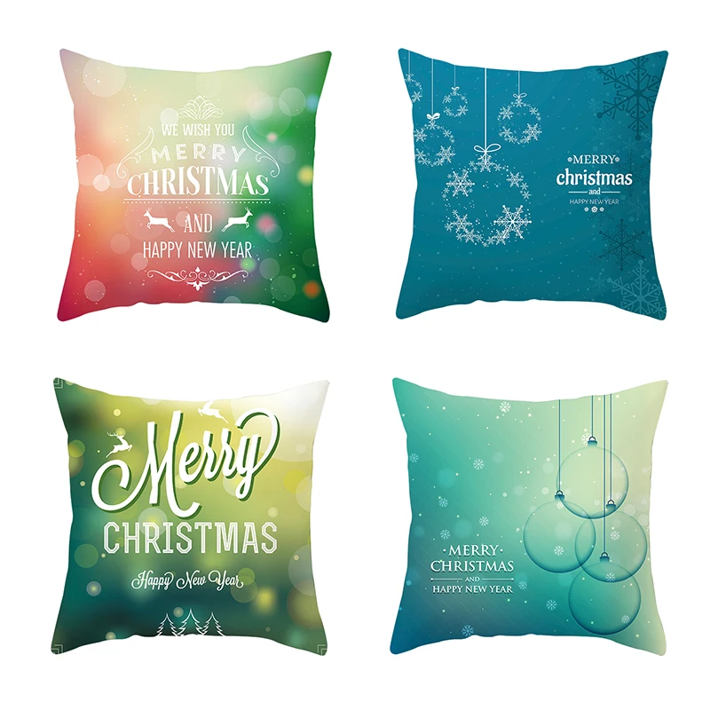 Рождественский счастливый Декор Наволочка для дома Декор мягкая удобная наволочка 45x45 см праздничный Подарочный чехол для подушки мечта