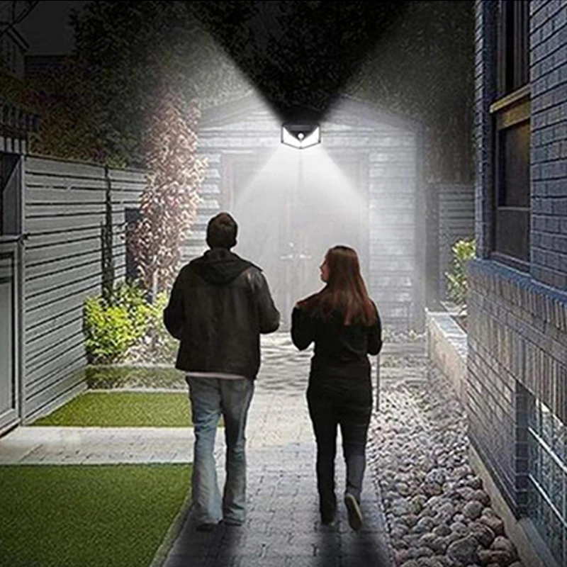 76120 LED Solar Light Outdoor Solar Lamp Powered Sunlight Waterproof Sensor Street Light for Garden Decoration Garden Fence (2)
